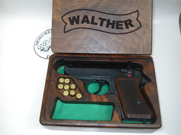 Coffret bois pour pistolet Walther PP et PPKs