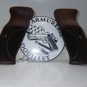 Plaquettes bois quadrillées et texturées pour pistolet CZ 75/85