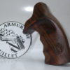 Plaquettes bois Target texturées + logo S&W carcasse K/L Round Butt