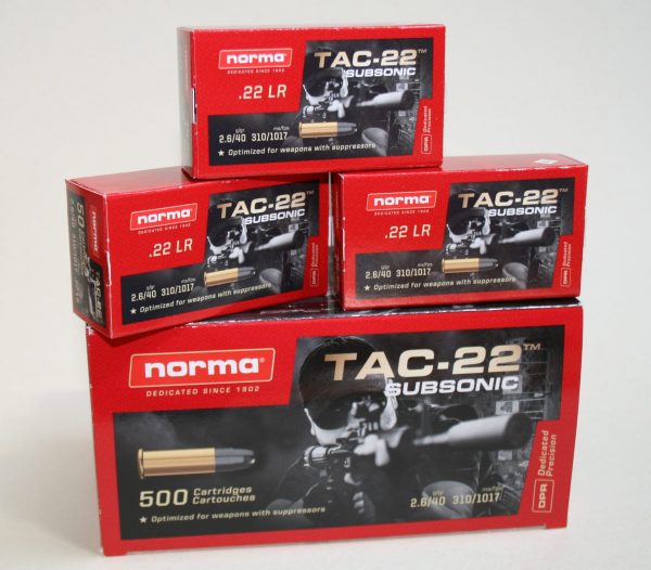Norma Tac 22 Subsonic Cal 22lr par 50