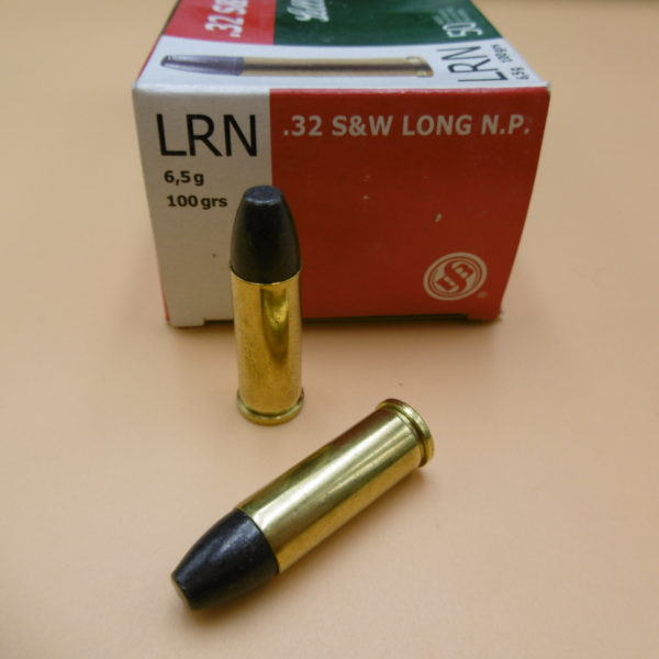 Munitions Sellier Bellot 32 SW Long LRN 100 grs