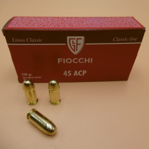 Fiocchi cal 45 ACP FMJ 230 grs par 500 – Image 2