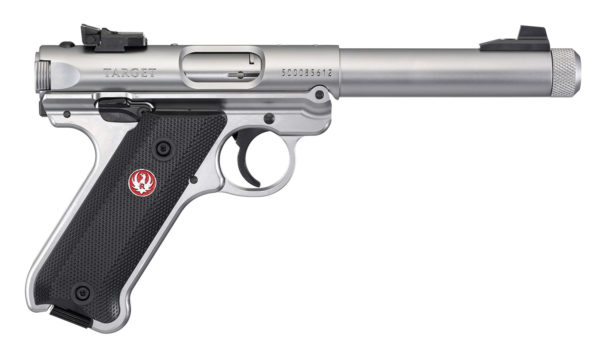 Pistolet Ruger Mark IV Inox Target Fileté (40126) Cal 22Lr – Image 6