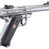 Pistolet Ruger Mark IV Inox Target Fileté (40126) Cal 22Lr – Image 2