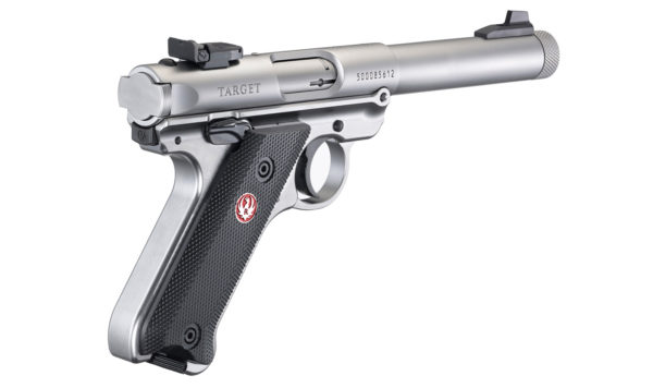 Pistolet Ruger Mark IV Inox Target Fileté (40126) Cal 22Lr – Image 2
