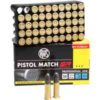Munitions RWS Pistol Match SR 40 grains Cal 22lr x 500 – Image 3