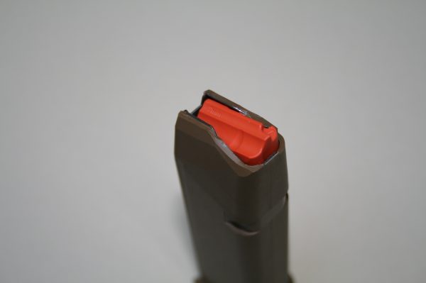 Chargeur Glock 19X.  17+2 FDE planchette orange – Image 3