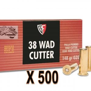 Fiocchi 38 spécial 148 grains Wad Cutter x 500