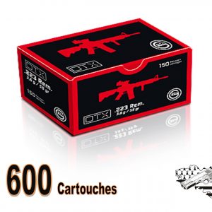 GECO .223 Rem FMJ DTX 55 grs  par 600