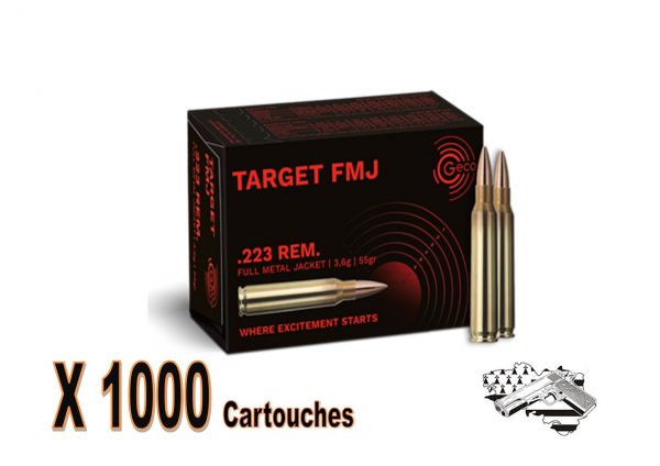 GECO .223 rem TARGET FMJ 63 grs par 1000