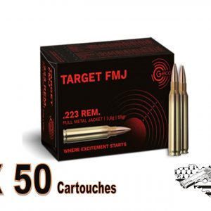 GECO .223 rem TARGET FMJ 63 grs par 50