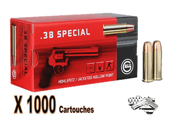 GECO .38 Special  JHP 158 grs par 1000