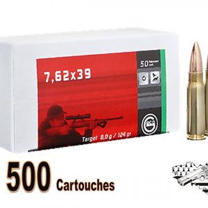GECO 7,62X39 TARGET FMJ 123 grs par 500