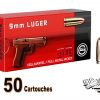 GECO 9x19 mm Luger FMJ 124grs IPSC par 50