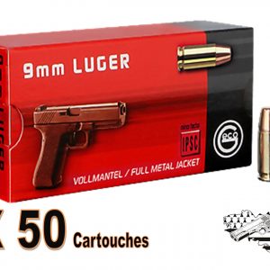 GECO 9x19 mm FMJ Subsonique 154 grs par 50