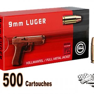 GECO 9x19 mm FMJ Subsonique 154 grs par 500