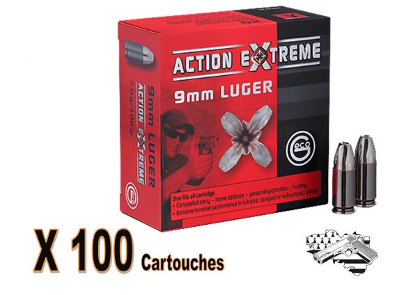 GECO ACTION EXTREME cal 9x19 mm Luger par 100