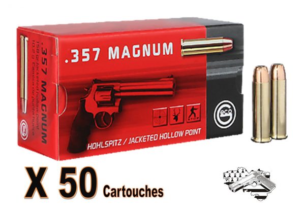 GECO Cal .357 magnum JHP 158 grs par 50