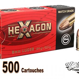 GECO HEXAGON cal 9x19 mm  par 500