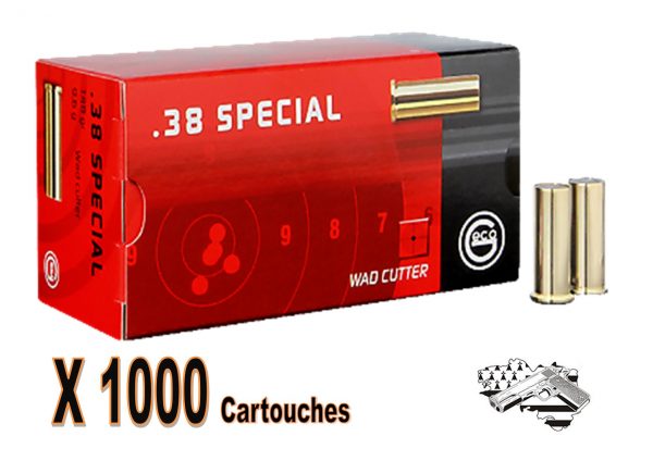 GECO cal .38 Special Wad Cutter 146 grs par 1000