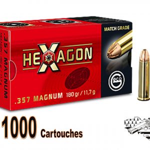 GECO cal.357 Magnum HEXAGON 180 grs par 1000