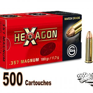 GECO cal.357 Magnum HEXAGON 180 grs par 500