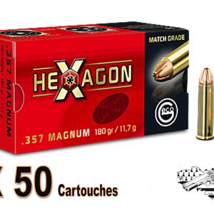 GECO cal.357 Magnum HEXAGON 180 grs par 50