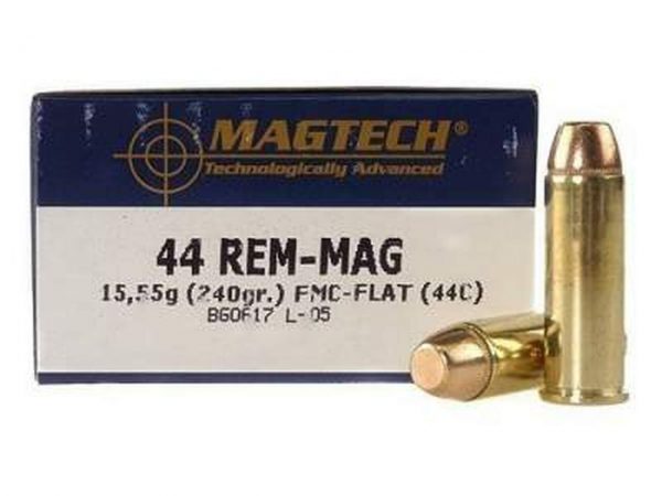 Magtech 44 Remington Magnum 240 grains FMJ Flat par 50