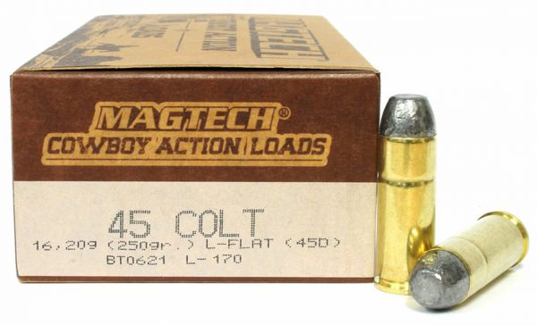 Magtech Cowboy Action Load 45 Colt 250gr ogive plomb tête plate par 50 – Image 2