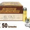Magtech Cowboy Action Load 45 Colt 250gr ogive plomb tête plate par 50