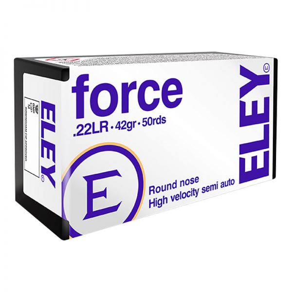 Munitions Eley FORCE Cal 22lr (x50)