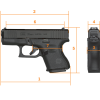 Glock 26 Gen5 FS calibre 9 x19 – Image 2