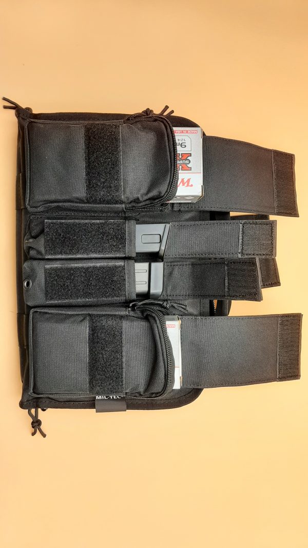 Housse Etuis de transport Tactique 2 armes de poing noir – Image 5