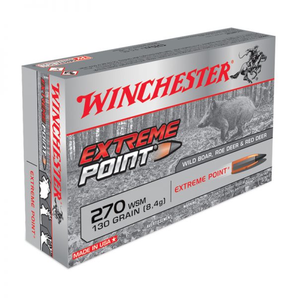 Munitions Winchester 270 WSM Extreme Point 130 grs / 20