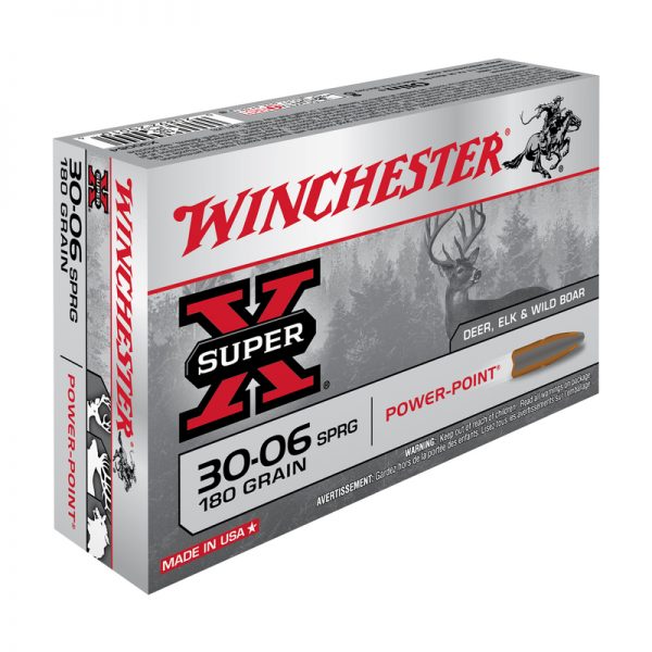 Munitions Winchester cal 30-06 Power Point 180gr