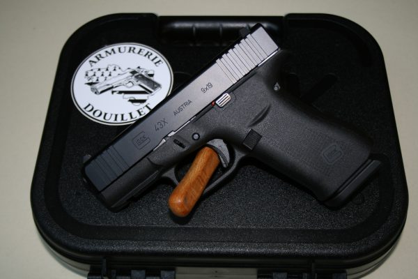 Pistolet Glock 43X rail noire 9mm