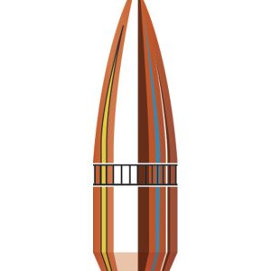ogives Hornady 22 Cal .224 55 gr FMJ-BT avec cannelure