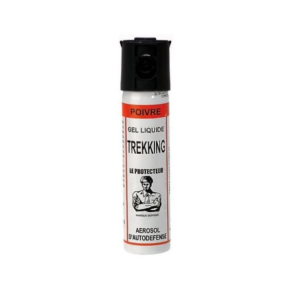 Bombes lacrymogènes gel poivre Le Protecteur Trekking (75ml)