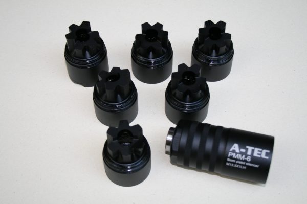 silencieux pistolet  A-TEC PMM-6 Cal  9 mm filetage 13,5 x100 LH – Image 2