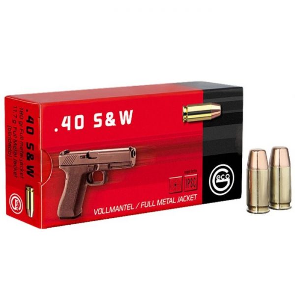 Munitions Geco 40S&W 180 Grs FMJ X50