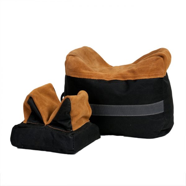 Sac support de tir cuir tissu avant et arrière