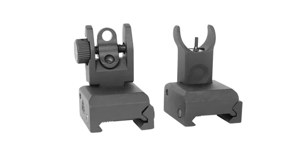 Hausse et Guidon rabattable AR15 Force métal pour rail Picatinny – Image 3