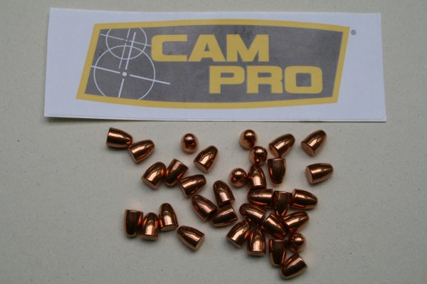 Ogives Cam Pro calibre .32 ACP 71 grains RN Cuivrées par 500