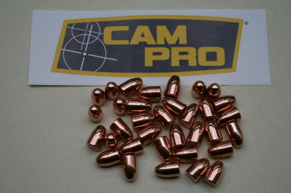 Ogives Cam Pro 9mm 124 grains RN cuivrées par 1000