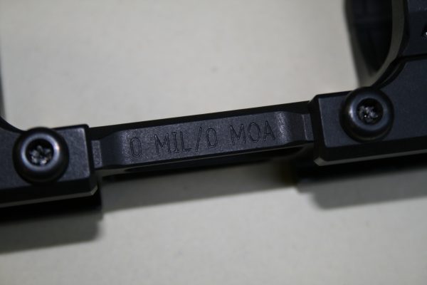 Colliers Tier One Unimount 30 mm LONG inclinaison à 0 MIL / 0 MOA – Image 2