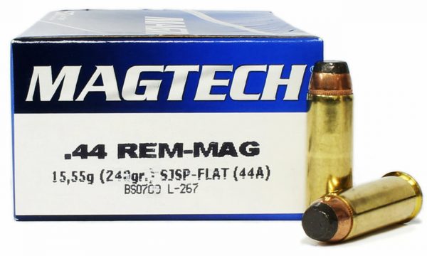 Magtech 44 Remington Magnum 240 grains SJSP par 50