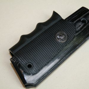 Plaquettes Pachmayr pour pistolet 1911 bois plastique (Charcoal Silvertone)