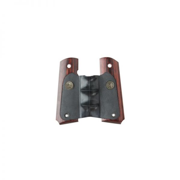 Plaquettes Pachmayr "rosewood" pour pistolet 1911 bois plastique (00423) – Image 3