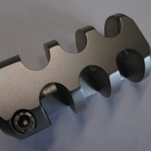 Frein de bouche Tac 2 inox Mat calibre 30 Fileté  M18X100