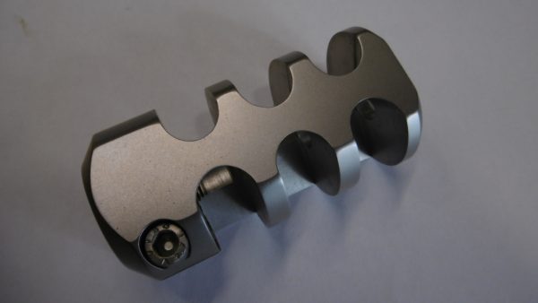 Frein de bouche Tac 2 inox Mat calibre 30 Fileté  M18X100